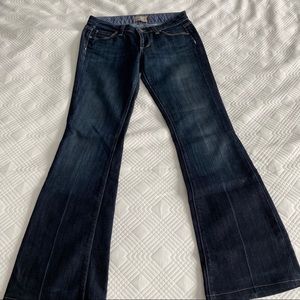 Paige Denim Low Rise Bootcut Jeans